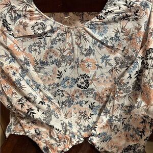 Floral Print Women's Top